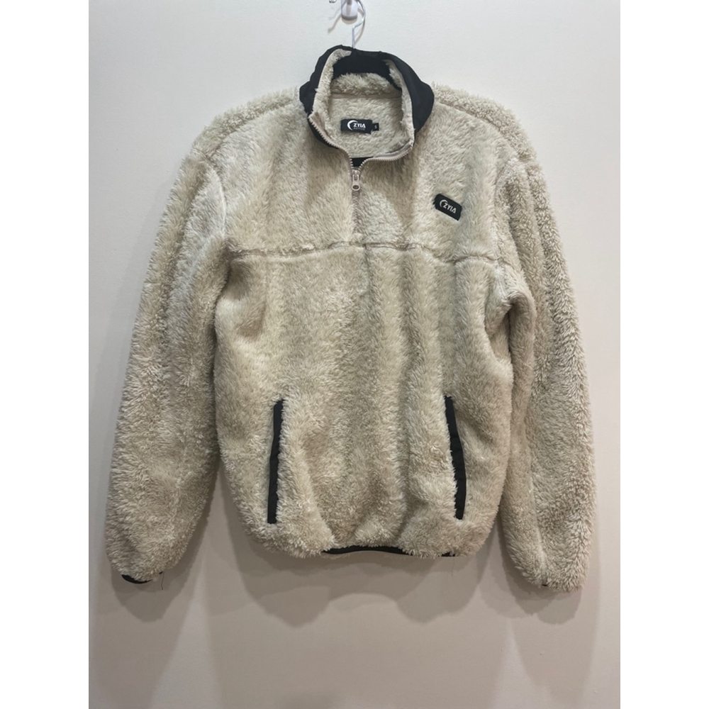 ZYIA Active Fleece Pullover S Teddy 1/4 Zip Preppy Active Outdoors Athletic - Picture 1 of 8